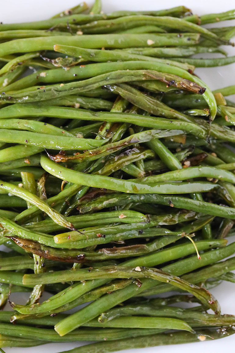 Easy Vegan Air Fried Green Beans