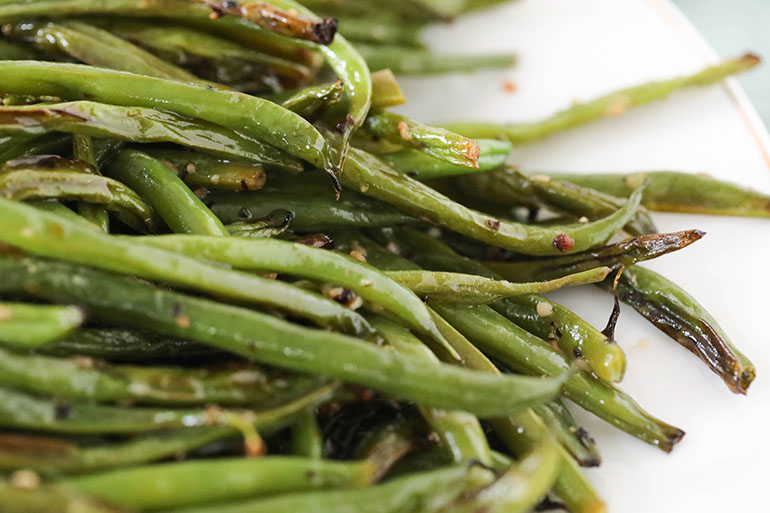 Easy Vegan Air Fried Green Beans