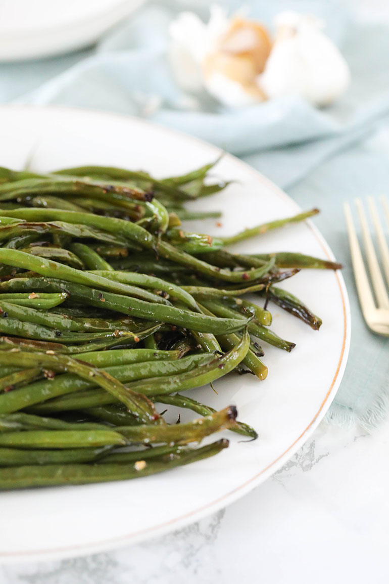 Easy Vegan Air Fried Green Beans