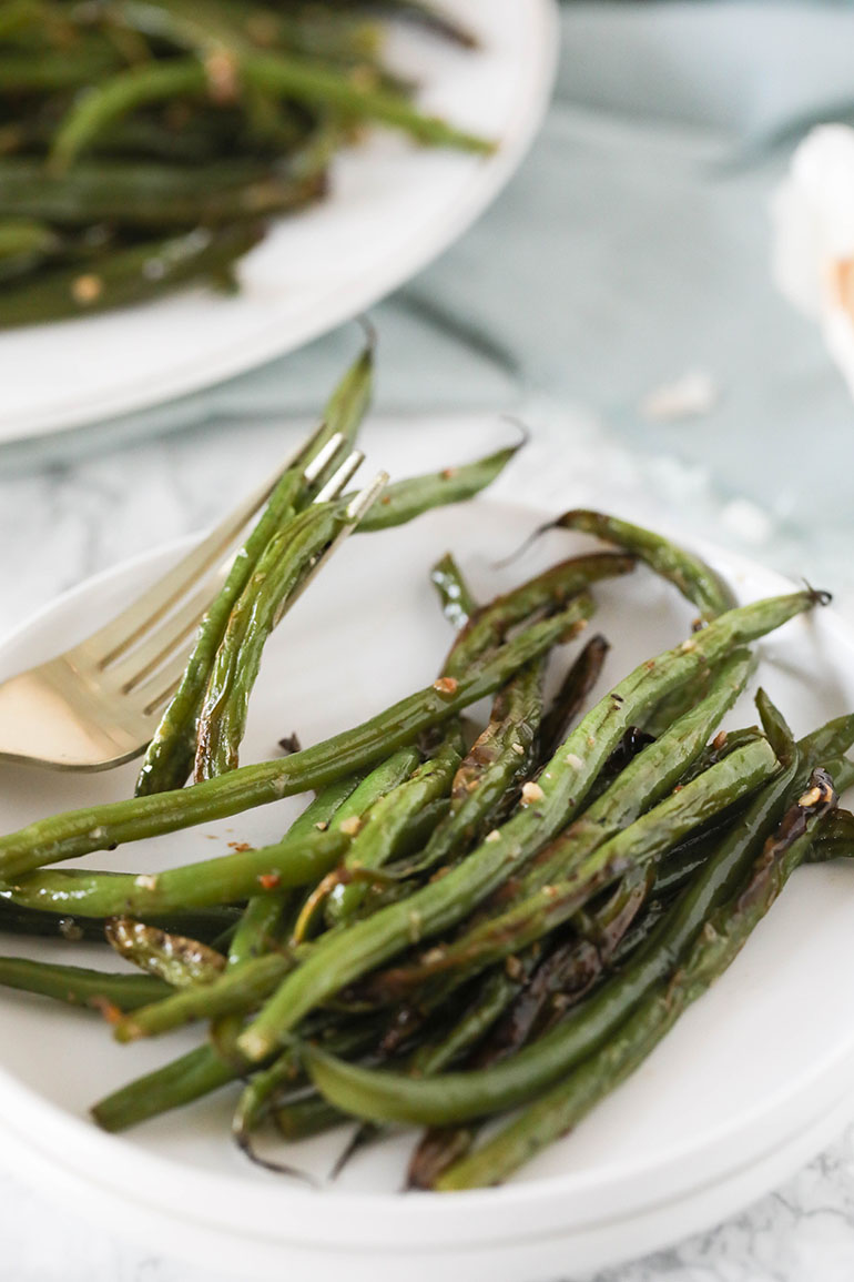 Easy Vegan Air Fried Green Beans