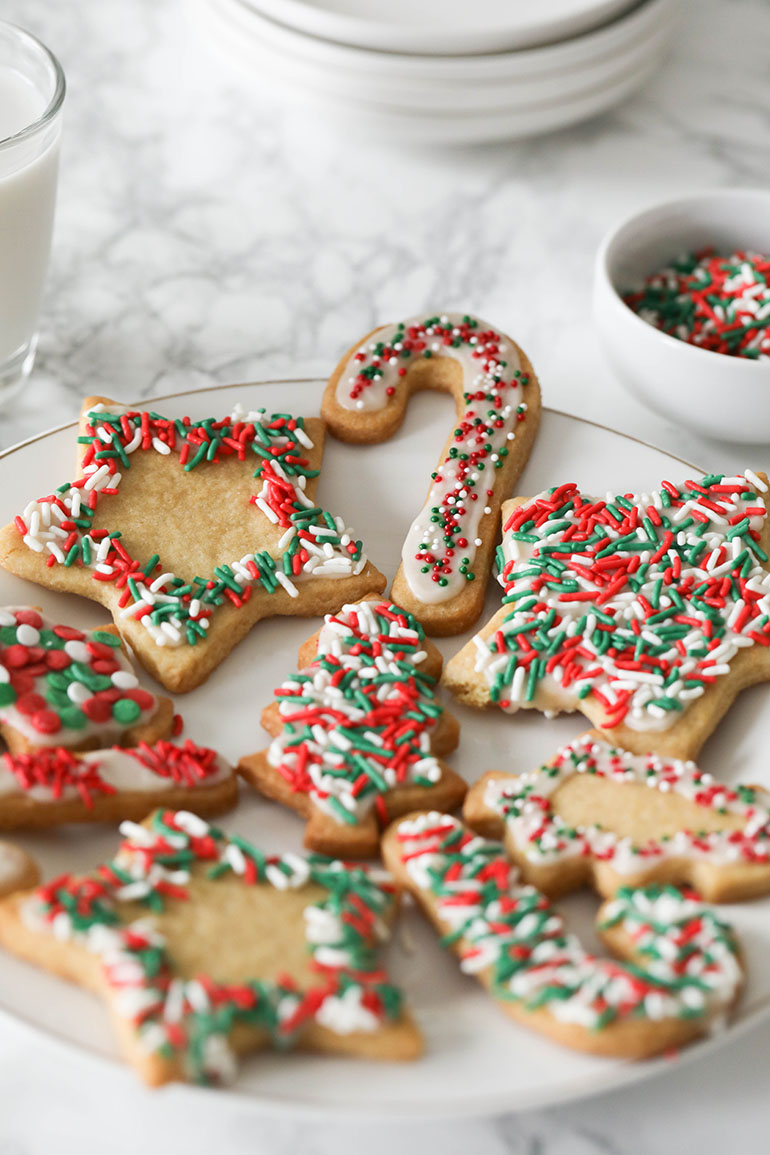 Vegan Cutout Christmas Cookies