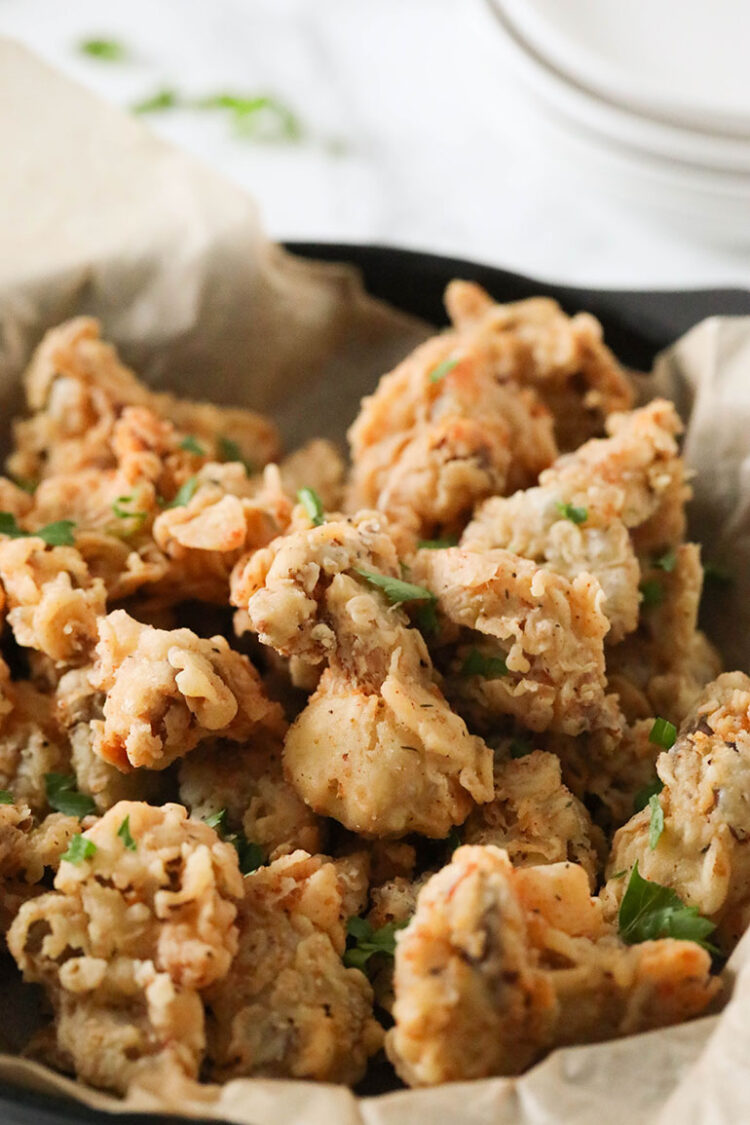 Vegan Fried Oyster Mushrooms (Easy and Amazing)
