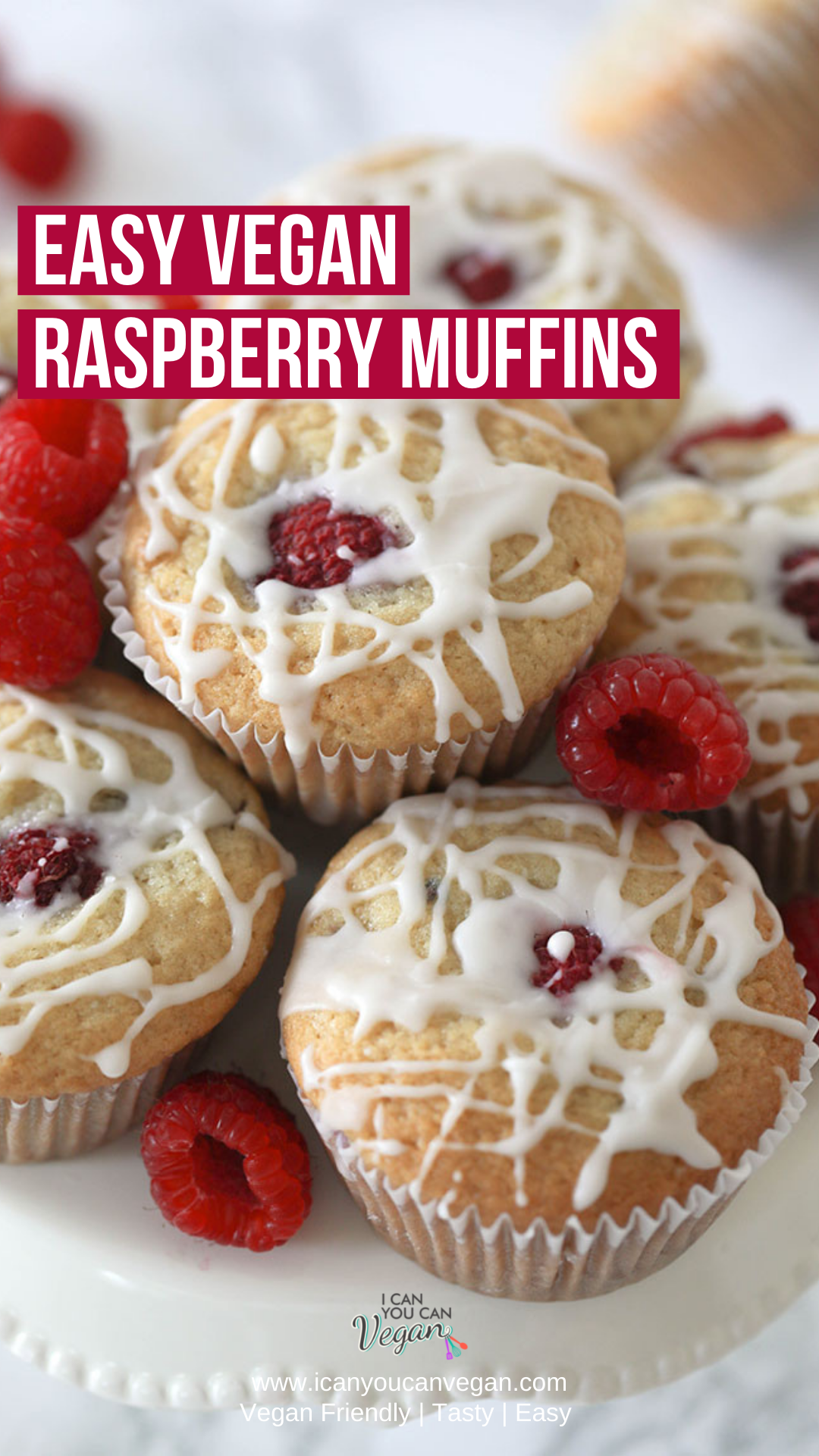 Vegan Raspberry Muffins Pinterest