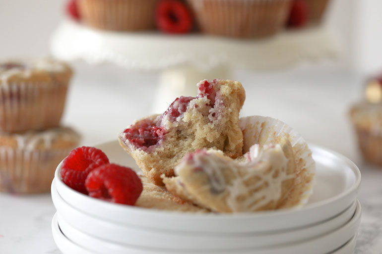 Vegan Raspberry Muffins