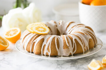 Vegan Lemon Olive Oil Bundt Cake