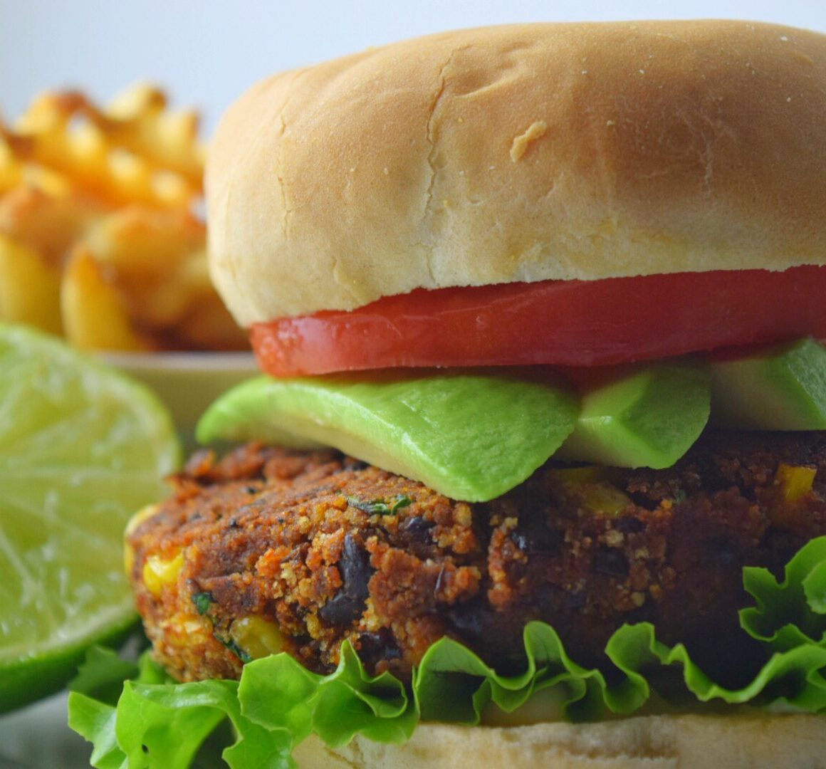 Cilantro Lime Black Bean Burger