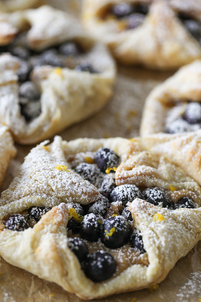 Vegan Blueberry Cream Cheese Danish