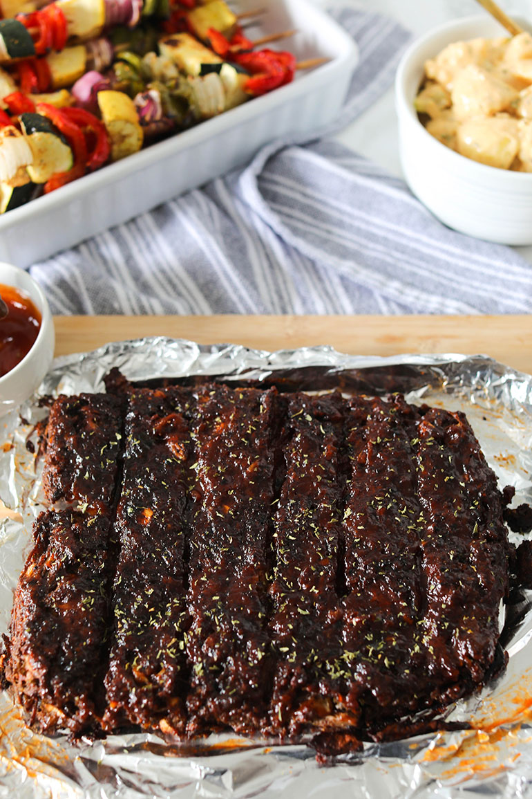 Easy Vegan BBQ Ribs [+VIDEO] I Can You Can Vegan