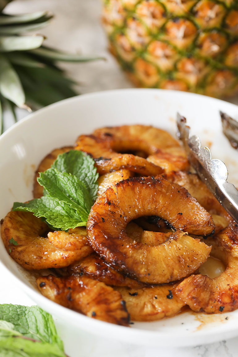 Brown Sugar Grilled Pineapple