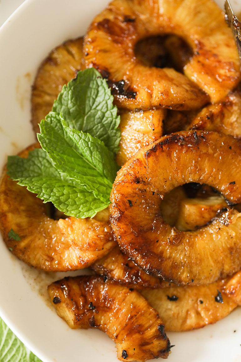 Brown Sugar Grilled Pineapple