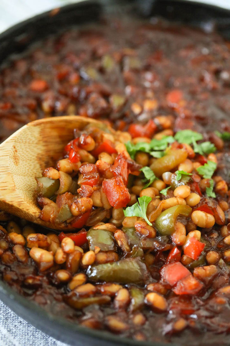 Easy Vegan BBQ Baked Beans