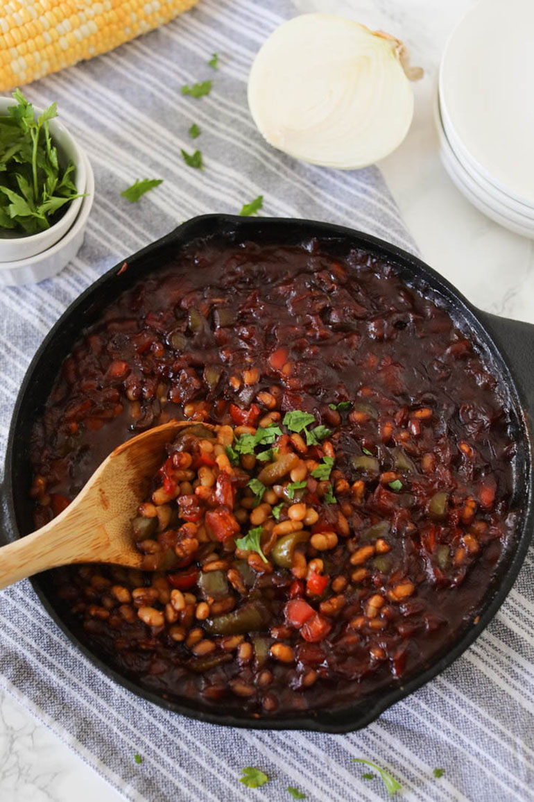 Easy Vegan BBQ Baked Beans