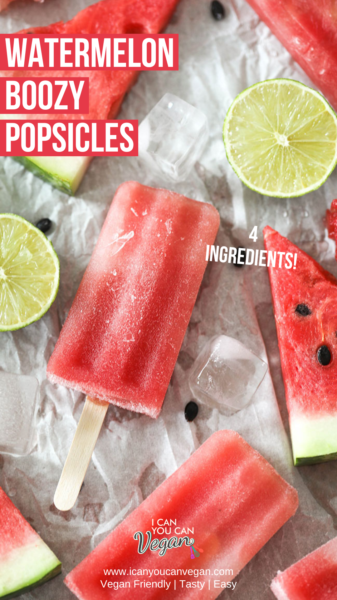 Watermelon Boozy Popsicles Pinterest