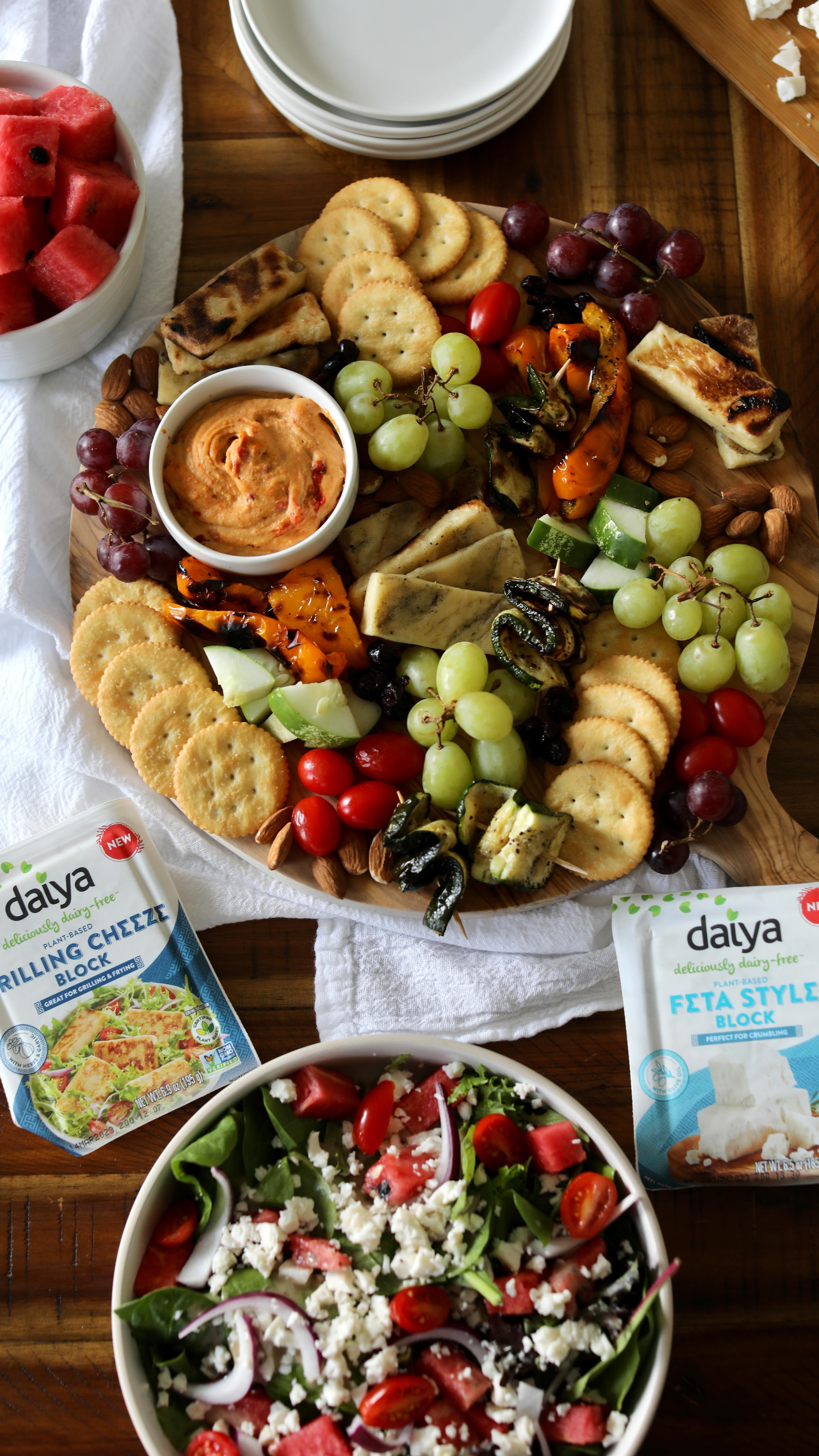 *CLOSED* Grilling season 🔥GIVEAWAY🔥, but  make it  e l e v a t e d.😏 [ad]

I've been enjoying plant-based charcuterie boards and non-boring salads every chance I get so I was super excited to partner with @daiyafoods and use their new Grilling Cheeze and Feta Style Block to whip up something special!

I love that their new #vegan cheese offerings are so easy to use and give me the taste I'm looking for whenever I'm in the mood for something cheesy! Got me over here feelin' so fancy!💁🏾‍♀️ 

I want you to be able to experience all this cheesy goodness too and to be able to BYOB (Bring Your Own Block!) to your next cookout so we're doing a GIVEAWAYYYY! 🥳🥳

THREE lucky winners will have the chance to win the ULTIMATE Plant-Based Summer Grill Pack! Enter to win a summertime supply of Daiya Cheeze + a Traeger Grill! 

How to enter:
🧀 Must be following @daiyafoods AND @icanyoucanvegan
🧀 Tag 2 friends in the comments below
🧀 Share this post to your stories for a BONUS entry!

The winners will be announced in my stories on Monday, August 15 so be sure to enter NOWWWW! 🙌🏾