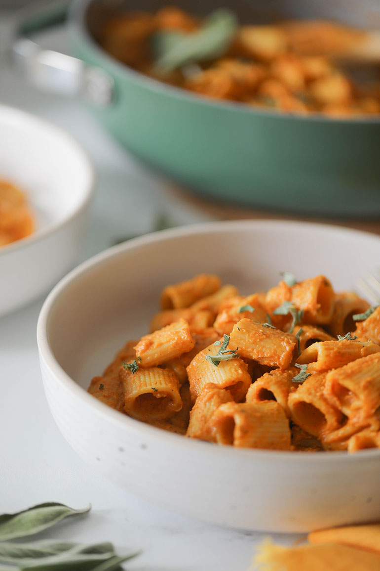 Creamy Vegan Pumpkin Pasta