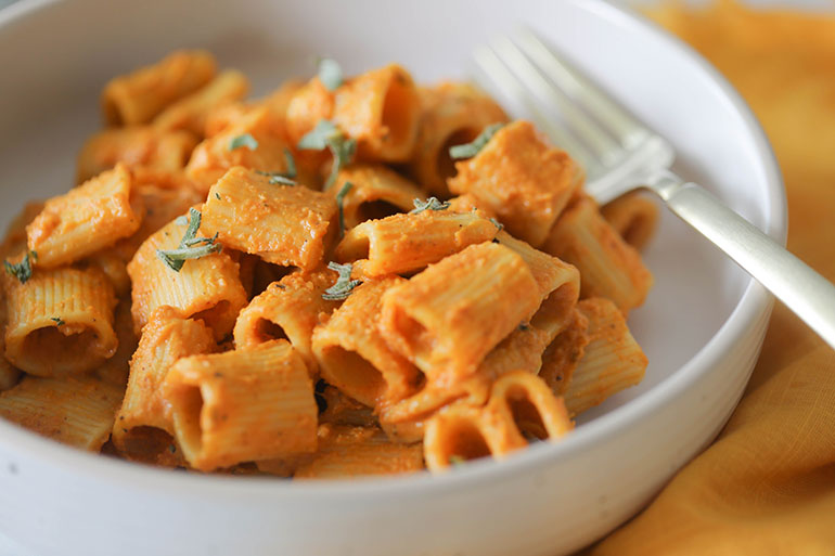 Creamy Vegan Pumpkin Pasta Pinterest