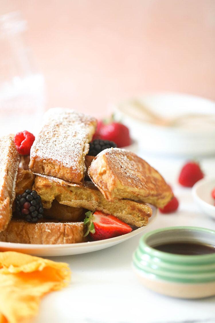 Vegan French Toast Sticks With JUST Egg [+ VIDEO] ICanYouCanVegan