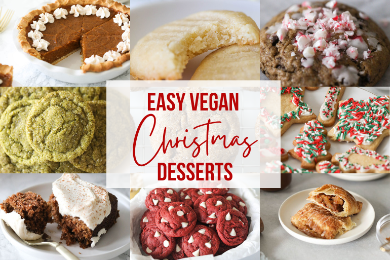 Vegan shop christmas dessert