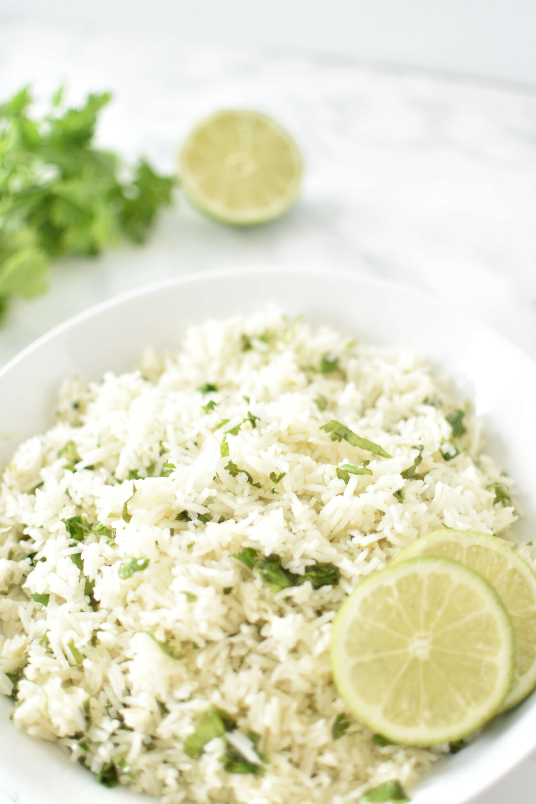 Easy Cilantro Lime Rice [+VIDEO] ICanYouCanVegan Easy Vegan Cilantro